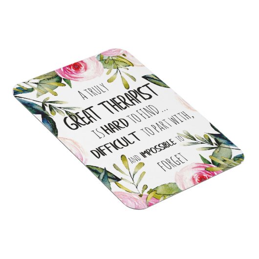 Magnet Flexible Offre de Merci-cadeau d'appréciation du thérapeute (Côté Droit)