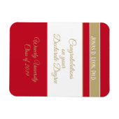 Magnet Flexible Offre-le ! Carte de diplôme de doctorat personnali (Horizontal)