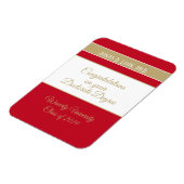 Magnet Flexible Offre-le ! Carte de diplôme de doctorat personnali (Côté Gauche)