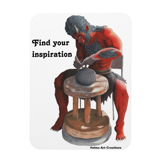 Magnet Flexible Ogre Potter Fabriquer Pots Imaginaire Aimant flexi (Vertical)