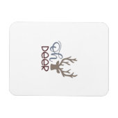 Magnet Flexible Oh Cerf Design Rétro Classique (Horizontal)