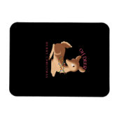 Magnet Flexible Oh Cerf Noël Design Moderne (Horizontal)