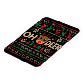 Magnet Flexible Oh Cerf Pull Uggy Noël Sweatshirt Puzzle (Côté Gauche)