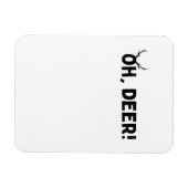 Magnet Flexible Oh Cerf Simple Esthétique (Horizontal)