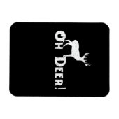 Magnet Flexible Oh Cerf Style Graphique Propre (Horizontal)