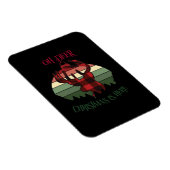 Magnet Flexible Oh Deer Christmas Is Here Joyful Aesthetic  (Côté Droit)