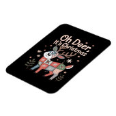 Magnet Flexible Oh Deer Its Christmas Miniature Patchwork Squares (Côté Gauche)