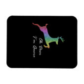 Magnet Flexible Oh Deer Queer Funny Pun LGBT Pride Celebration (Horizontal)