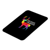 Magnet Flexible Oh Deer Queer Funny Pun LGBT Pride Design (Côté Gauche)