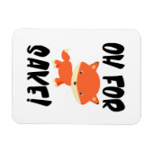 Magnet Flexible Oh pour l'amour du renard ! (Horizontal)