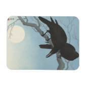 Magnet Flexible Ohara Kosen deux corbeaux sur une branche (Horizontal)