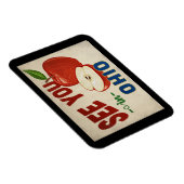 Magnet Flexible Ohio Apple - Vintage voyage (Côté Droit)