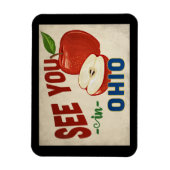 Magnet Flexible Ohio Apple - Vintage voyage (Vertical)