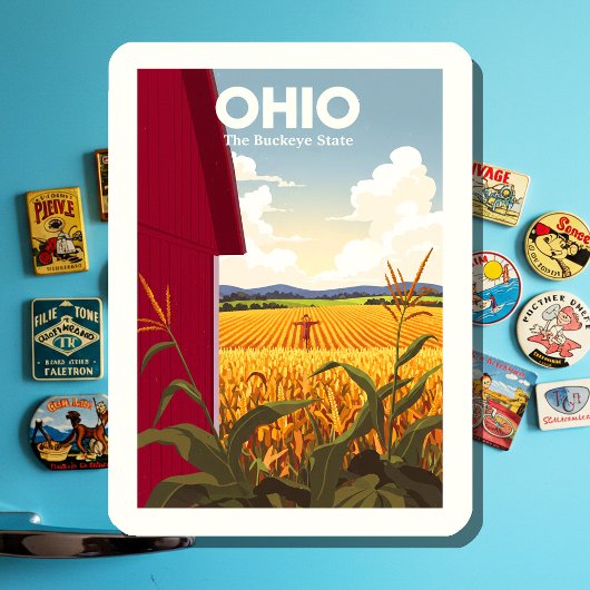 Magnet Flexible Ohio vintage