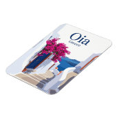 Magnet Flexible Oia Rue latérale Grèce (Côté Gauche)