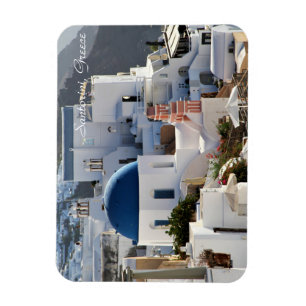 Magnet Flexible Oia, Santorin Grèce, photographie, aimant