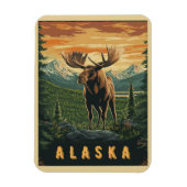 Magnet Flexible Oie d'Alaska - Wilderness Vintage (Vertical)
