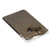 Magnet Flexible Oie dans la neige (Côté Droit)