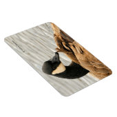 Magnet Flexible Oie du Canada sur le lac (Côté Droit)