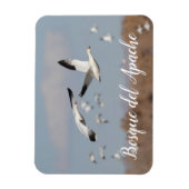 Magnet Flexible Oies dans le ciel du Bosque del Apache (Vertical)