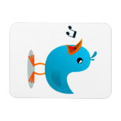 Magnet Flexible oiseau chanteur (Horizontal)