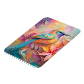 Magnet Flexible Oiseau-chanteur à gorge violette Imaginaire (Côté Gauche)