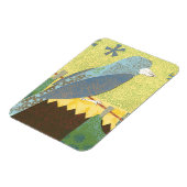 Magnet Flexible Oiseau coloré sur fil (Côté Gauche)