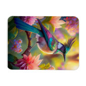Magnet Flexible Oiseau de Jay Imaginaire vert (Horizontal)