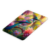 Magnet Flexible Oiseau de Jay Imaginaire vert (Côté Gauche)