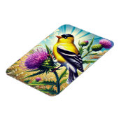 Magnet Flexible Oiseau de l'État de l'Iowa Goldfinch oriental (Côté Gauche)