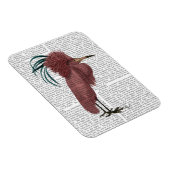 Magnet Flexible Oiseau de Marsala mis en berne (Côté Droit)