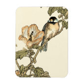 Magnet Flexible Oiseau oriental perché sur la branche (Vertical)