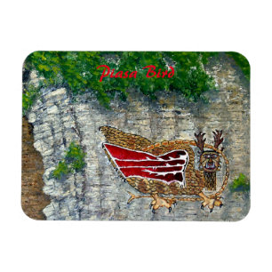 Magnet Flexible Oiseau Piasa légende amérindienne de l'Illinois