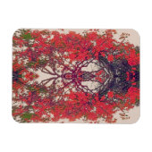 Magnet Flexible Oiseau rouge du Paradis (Horizontal)