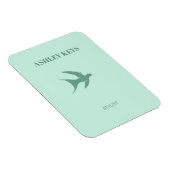 Magnet Flexible Oiseau turquoise (Côté Droit)