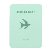 Magnet Flexible Oiseau turquoise (Vertical)