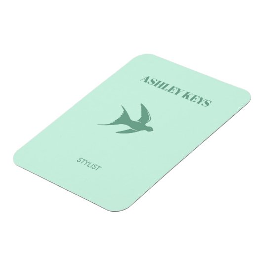 Magnet Flexible Oiseau turquoise (Côté Gauche)