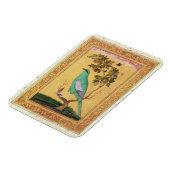 Magnet Flexible Oiseau vert, Mughal (gouache sur papier) (Côté Gauche)