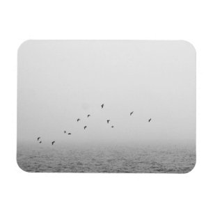 Magnet Flexible Oiseaux dans le brouillard