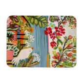 Magnet Flexible Oiseaux dans le jardin (Horizontal)