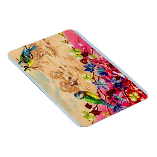 Magnet Flexible oiseaux et baies (Côté Droit)