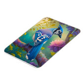 Magnet Flexible Oiseaux Fantastiques Geai Bleu (Côté Gauche)
