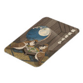 Magnet Flexible Oiseaux jouant au Mahjong (Côté Gauche)