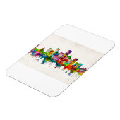 Magnet Flexible Oklahoma City Oklahoma Skyline (Côté Gauche)