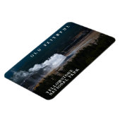 Magnet Flexible Old Faithouse Geyser Eruption Yellowstone (Côté Gauche)