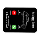 Magnet Flexible Oldtimer 2cv Ente Silhouette Smartphone (Horizontal)