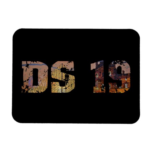 Magnet Flexible Oldtimer Citroen DS 19 La Déesse Ville Française (Horizontal)