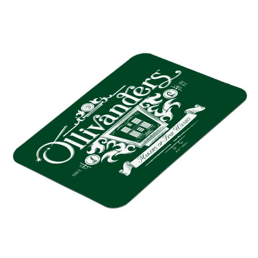 Magnet Flexible OLIVANDERS™ Makers of Fine Wands (Côté Gauche)