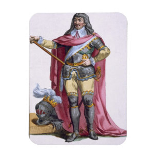 Magnet Flexible Oliver Cromwell (1599-1658) 1780 (engravi coloré