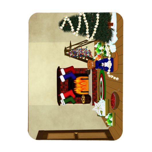 Magnet Flexible Oliver Décore pour Noël (Vertical)
